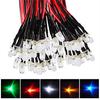 10Pcs 20cm 3mm/5mm LED Lamp Cable Bulb Pre-wired DC Emitting Diode Light