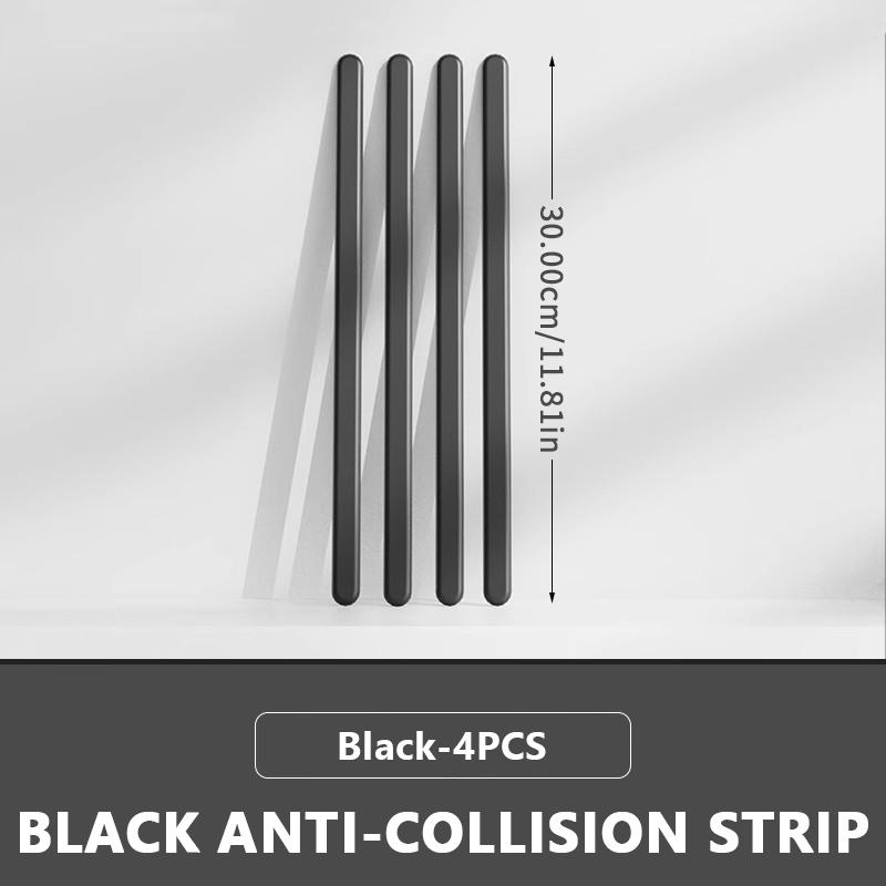 

4 шт. Удлиненная накладка на бампер двери автомобиля, черная, защита кузова от царапин и потертостей, защитная полоса, декоративная полоса для кузова 30cm