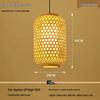Antique-Style Bamboo Lantern for Outdoor Scenic Areas, Night Markets, Teahouses, Inns, and Hot Pot Restaurants; Customizable with Text.