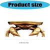 Crabs Miniature Statue Office Desk Ornament Home Shelf Decoration Antiqued Metal Craftsmanships Design Gifting