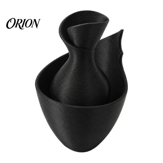 Decorative Vessel for Courtyard Display Minimalist Vase, Modern Flower Vase Living Room Dining Table Versatile Planter Balcony Garden Bedroom,