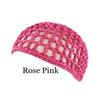 Soft Rayon Knit Snood Hat Mesh Hair Net Hair Care Cap Crochet Sleeping Night Cover Turbans