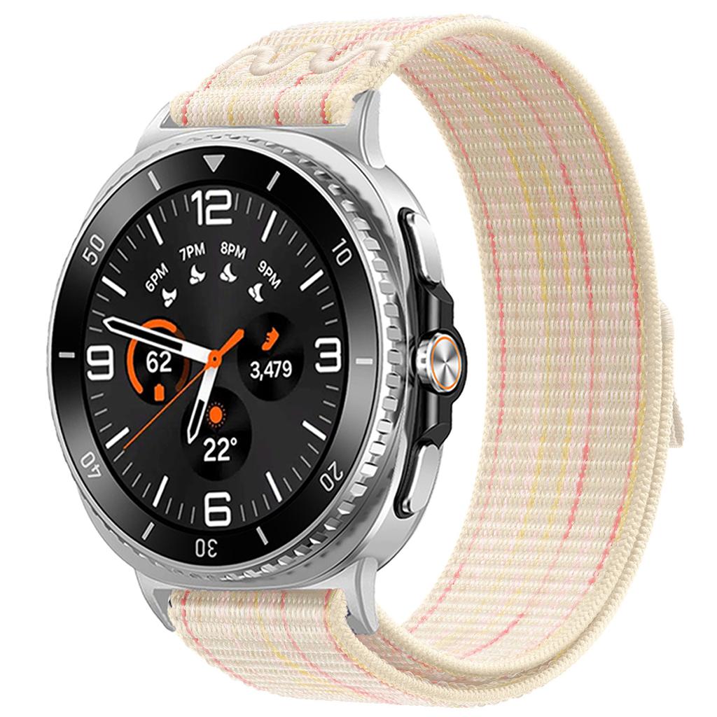 Breathable Nylon Braided Loop Band for Samsung Galaxy Watch 8 40/44mm Bracelet Wristband for Samsung Galaxy Watch 8 Classic 46mm