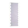 1 Piece Stainless Steel Cake Scraper Metal Cake Scraper Smoother Double Sided Patterned Edge Cake Decorating Comb YY126