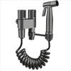 Pistola a spruzzo per rubinetto in acciaio inox, bidet portatile per WC, spruzzatore per bidet manuale in acciaio inox, spruzzatore ad acqua spazzolata
