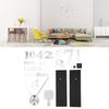 Frameless DIY Wall Clock Modern Mirror Wall Sticker for Home Living Room Bedroom Decor
