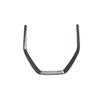 ABS Carbon fiberSteering Wheel U shape Trim For Land Rover Discovery Sport 15-19