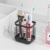 Stainless Steel Electric Toothbrush Wall Holder & Toothpaste Draining Rack