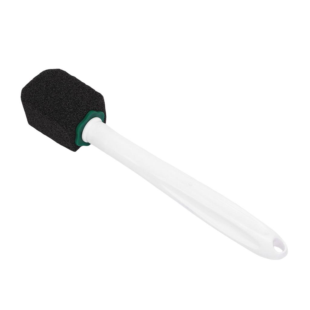 10Pcs Pumice Stone Cleaning Brush Multifunctional Bathroom Toilet Bowl Cleaner Brush with Long Handle for Sink Tile Bathtub Swimming Pool Black