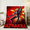 STEAM SPIEL ULTRAKILL Wurf 240g Flanell Decke Leicht Weich Hautfreundlich Sommer Dünne Überwurfdecke