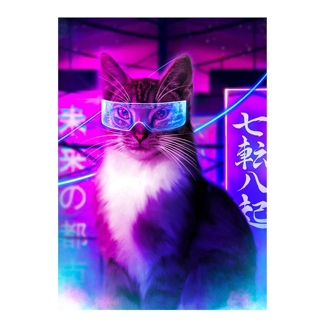 Cyberpunk Cats Duck Bear Fantasy Posters Wall Art Canvas Prints Modern Fashion Animals Paintings Living Room Home Decor Pictures