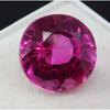 Natural CERTIFIED Round Cut 9.85 Ct Loose Gemstone Pink Ruby Ring Making Gem A-1253