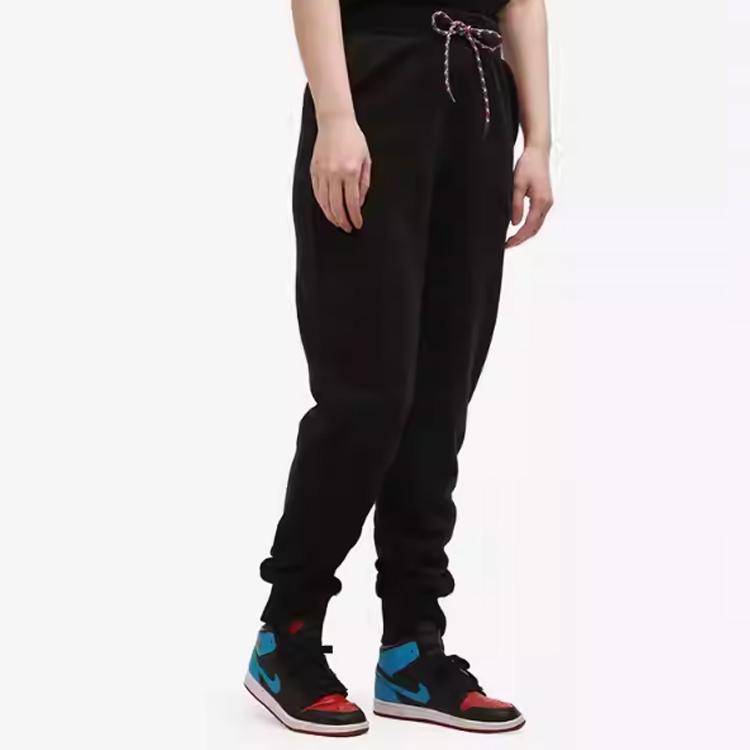 Puma Tapered Fit Knit Joggers With Patch Drawstring Women Bottoms Black 531355-01