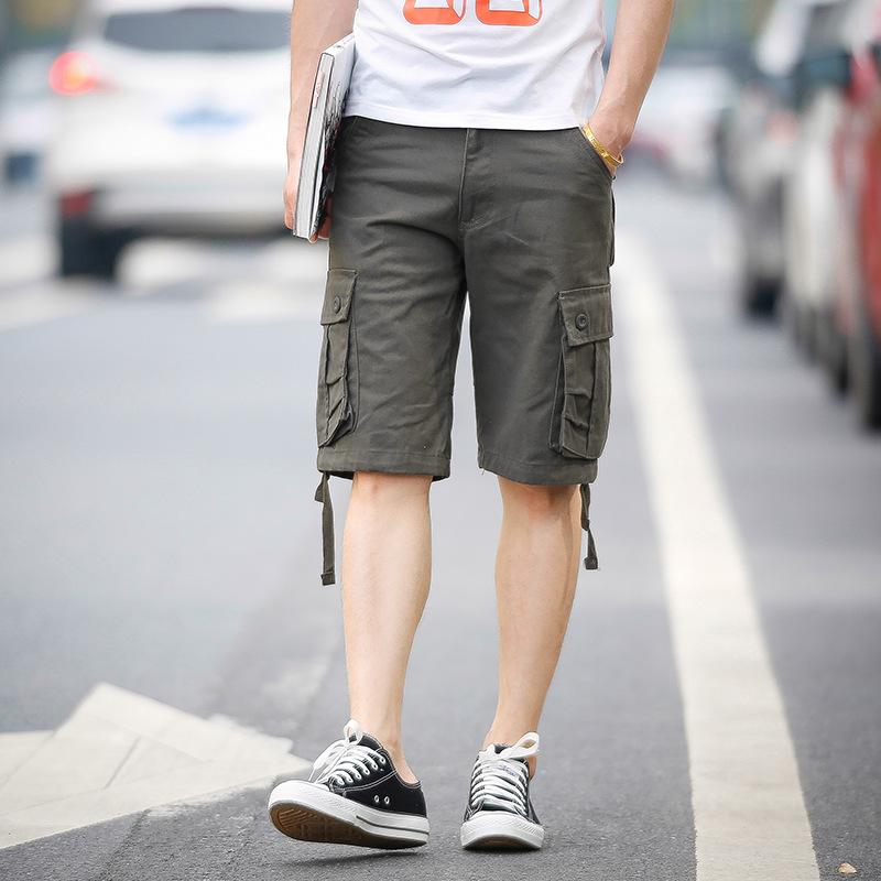 

Men s Casual Mid-Length Summer Work Shorts: Loose-Fit, Trendy, Plus-Size Options Available. 30