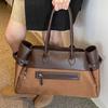 Large Capacity Women's Bag Patchwork Work Traveler One Shoulder Retro Ladies' Travel Bags New