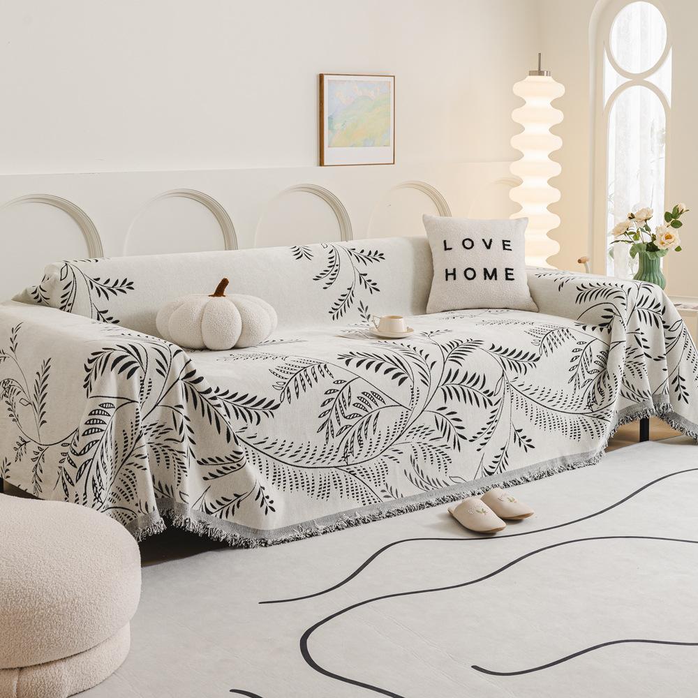 Sofa Towel Sofa Cover Towel All-Inclusive Four Seasons Universal Pastoral Sofa Slipcover Household Sofa Protective Cover