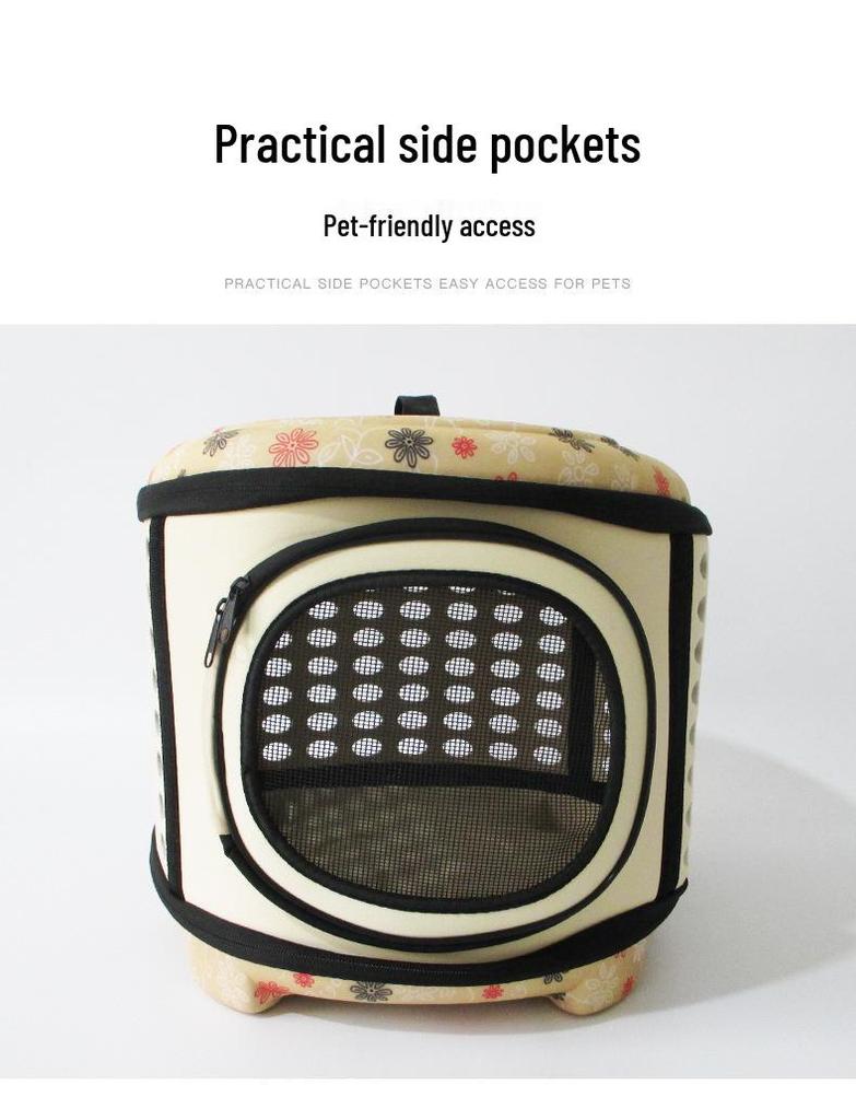 Portable Large Capacity Pet Handbag for Cats and Dogs – Crossbody or Single Shoulder Bag