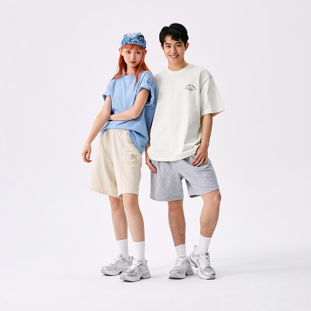 New MLB Basic Collection City Life Chicago White Socks Casual Shorts Unisex Gray 3ASPB0153-44MGS