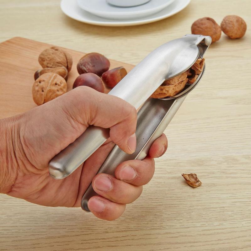 Ruční otevírač kaštanů z nerezové oceli Louskáček Loupač Skořápka Artefakt na kaštany Protiskluzový Loupač kaštanů Kuchyňský nástroj Příslušenství