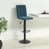 Day and Night - Day and Night Blue Velvet Kitchen Stool
