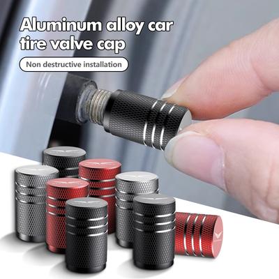 Car Tyre Stem Caps Aluminum Alloy Anti Dust Waterproof Valve Covers For XTS CT4 CT5-V CT6 BLS EXT SLR SLS XLR Seville