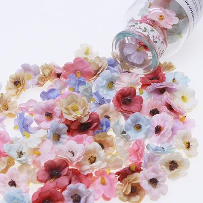 10/20/50/100/200pcs 3cm Simulated Flower Head Daisy Silk Cloth Fake Flowers Accessories Decoration Garlands Artificial Flowers