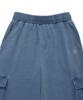 WACKY WILLY Women'S Semi-Wide Washed Cargo Pants Blue