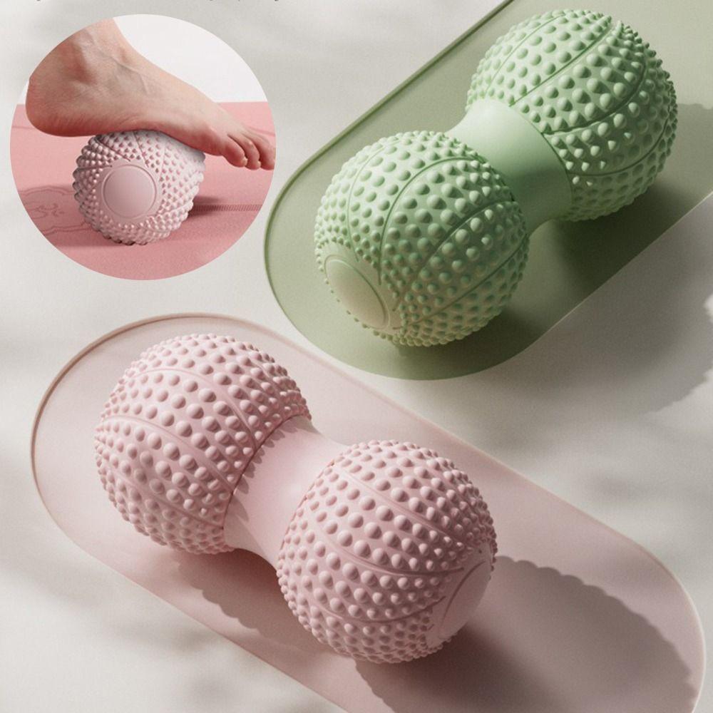 Double Ball Fascia Massage Roller Raised Point Fascia Massager Peanut Massage Ball Sole Massage