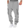 Spring and Autumn new European and American sports casual pants men's sports multi-pocket trousers