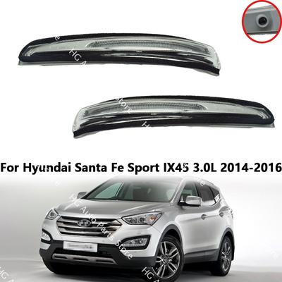 876232W000 876132W000 For Hyundai Santa Fe Sport IX45 3.0 2014 2015 2016 Car Side Rearview Mirror LED Turn Signal Lamp