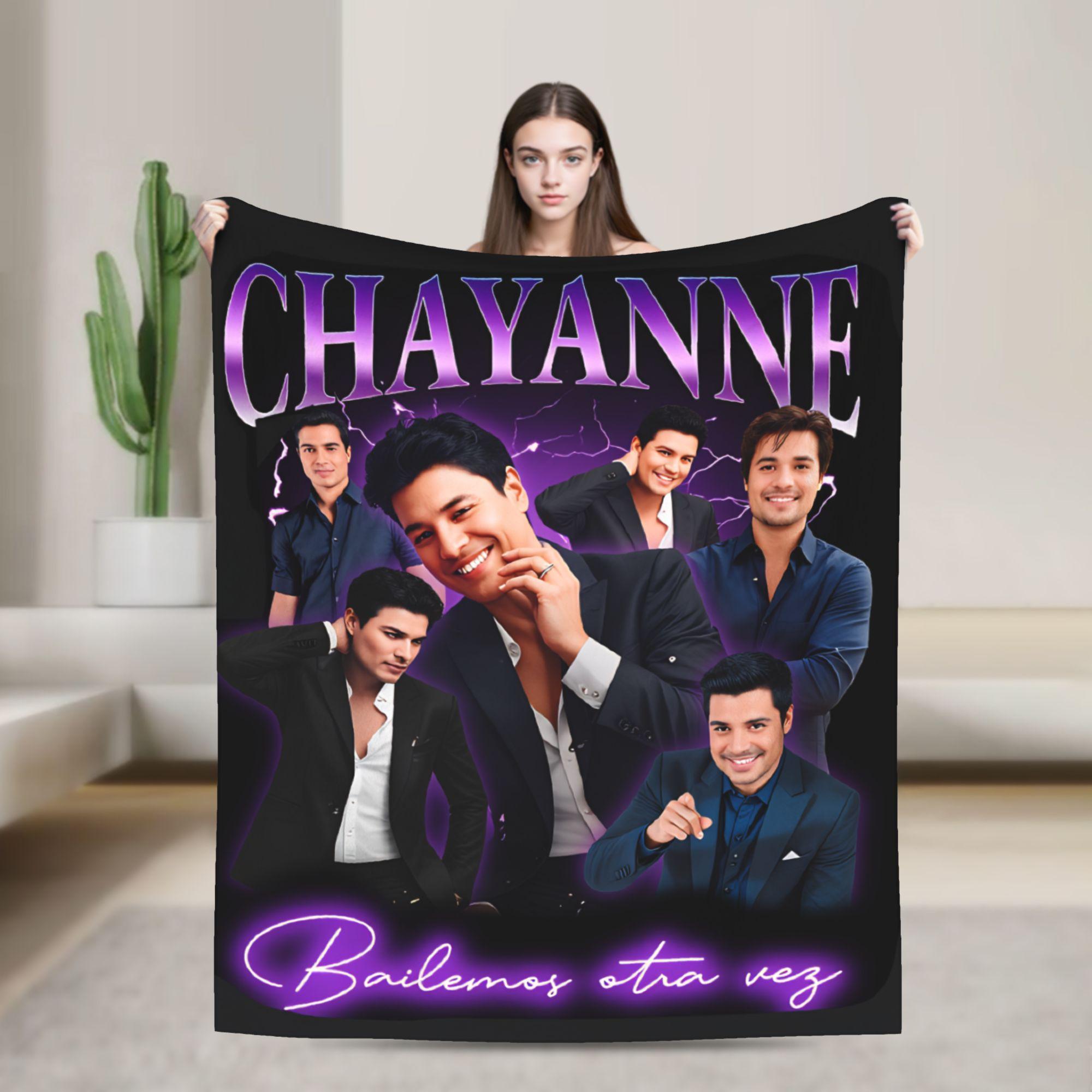 

Chayanne Singer Warm Soft Blanket Camping Plush Throw Blanket Funny Outdoor Flannel Bedspread Sofa Bed Cover 130x150cm