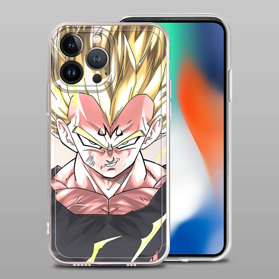 

Dragon Ball Vegeta Soft Phone Cover Case for iPhone 17 Pro Max 13 Pro XR XS Max 14 Plus 11 12 Mini 16 7 8 Air 15 iPhone 8 Plus