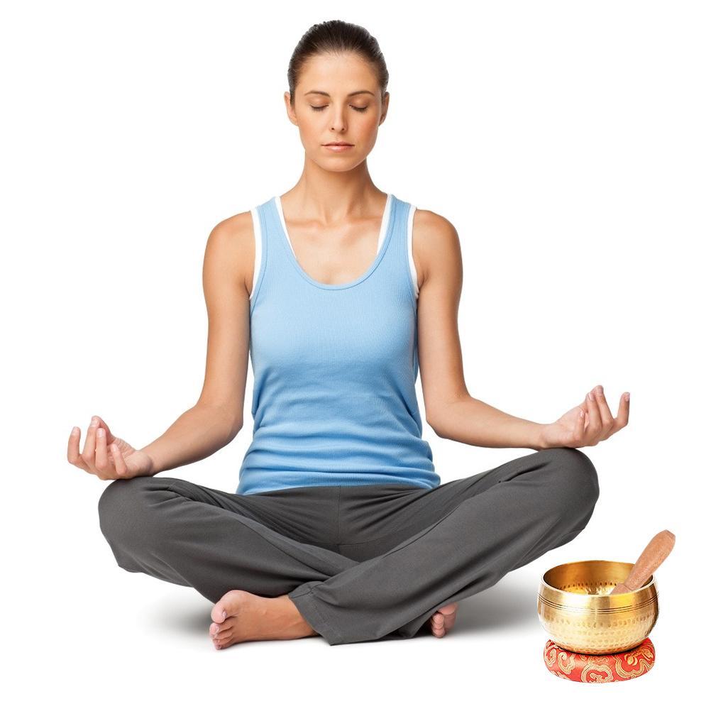 Singing Bowls Set Meditation Bowl with Cushion Mallet and Storage Bag Meditation Sound Bowl