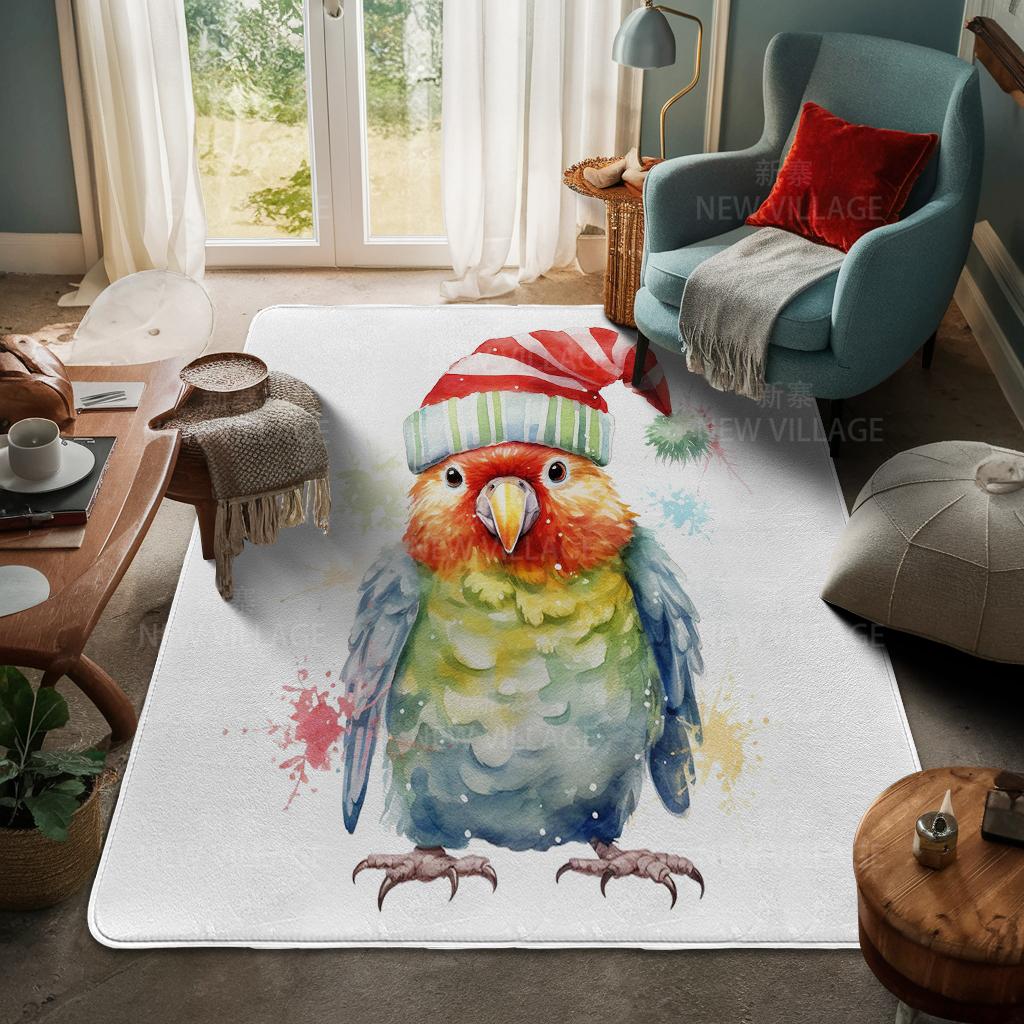 House Entrance Carpet Home Door Mat Living Room Bath Foot Bathroom Non-slip Water Absorption Rugs Bath Merry Christmas Winter