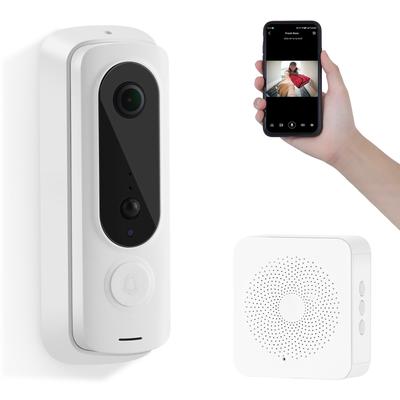 Wireless Waterproof WIFI Visual Smart Doorbell Mobile Phone Remote Monitoring Intercom Low Power Consumption HD Camera