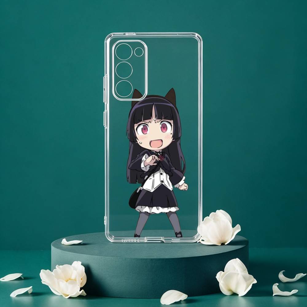 O-Oreimo-MO A-Anime Phone Case For Samsung Galaxy S24 S25 S23 S22 S21 Plus S24 S25 Transparent Cover Case