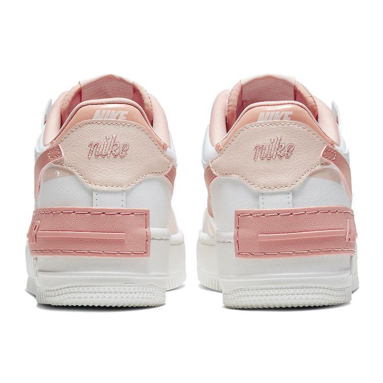 Nike Air Force 1 Shadow Washed Coral Women Sneakers White Summit-White Pink-Quartz CJ1641-101