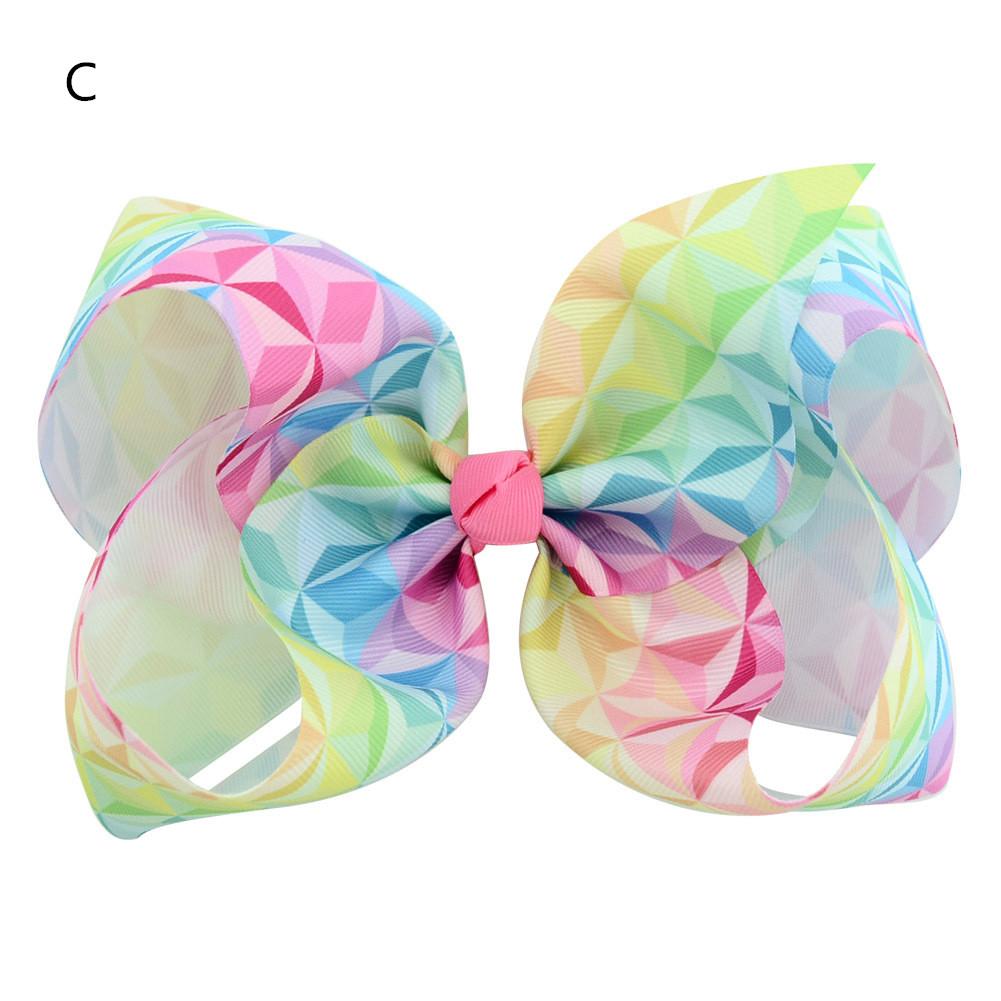 1 Pcs/6 Pcs Children Girl Hair Clips Cute Printing Bowknot Headband Hair Accessories