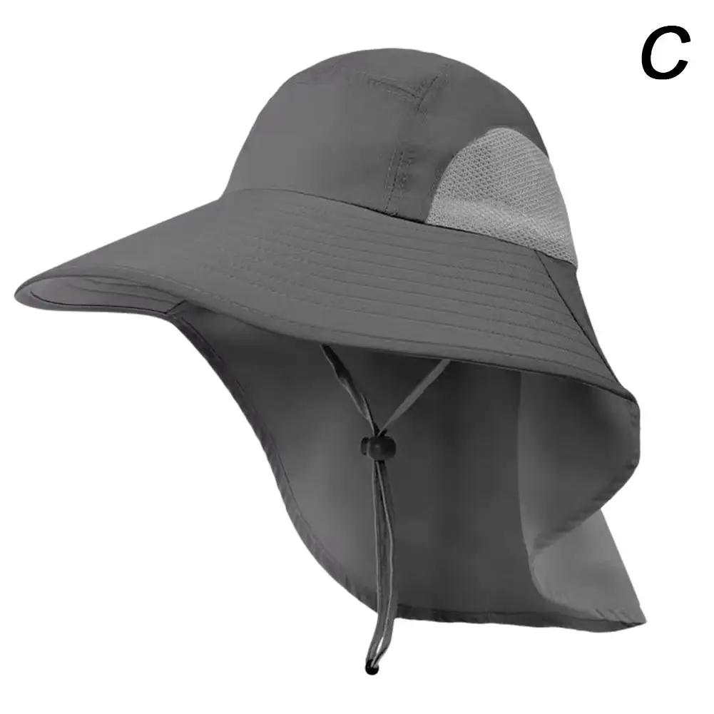 Pălărie cu Protecție UV și Bor Lat cu Protecție pentru Gât pentru Bărbați Femei Reglabilă Pălărie Safari Sport de Vară în Aer Liber Pălărie pentru Drumeții Pescuit