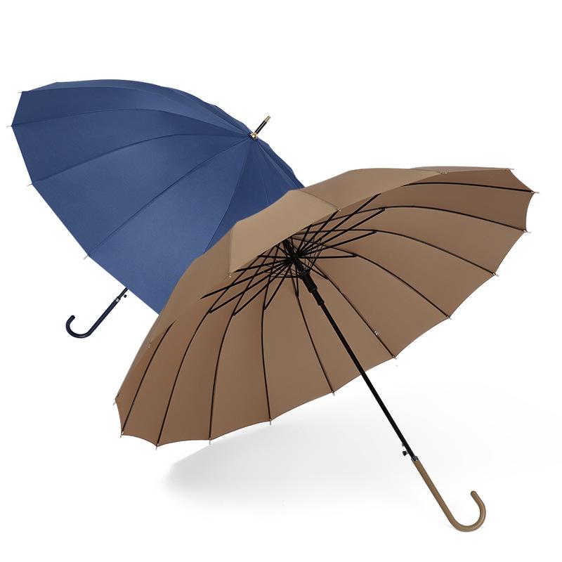 2025 new cute solid color automatic vinyl sunscreen umbrella for men and women couples long-handled umbrella