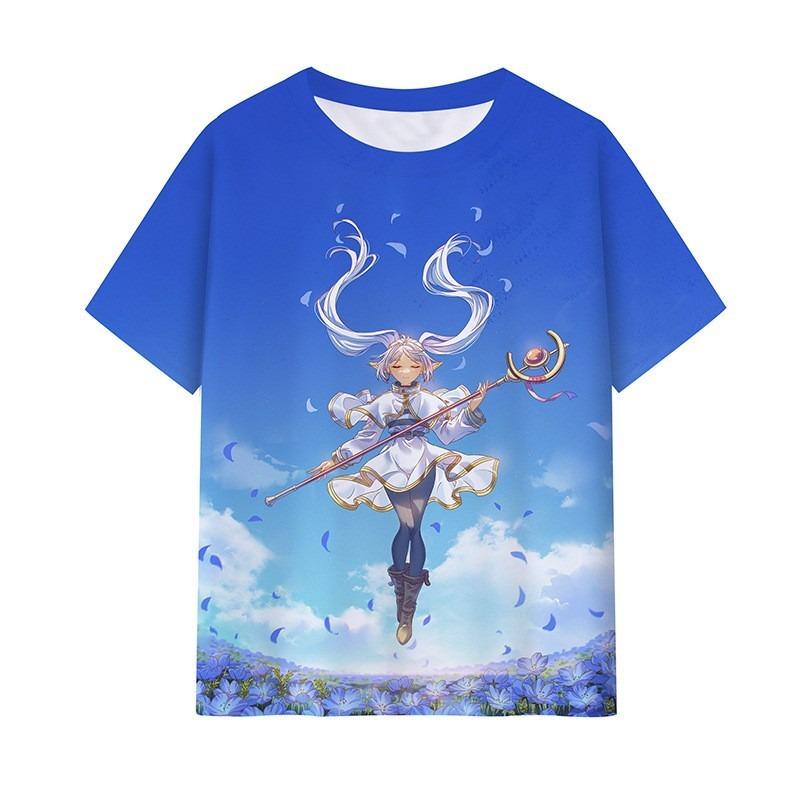3D Cartoon Print Tshirts Men Short Sleeve Plus Size Crew Neck Novel Tee Shirts Streetwear Mens Vintage T Shirt