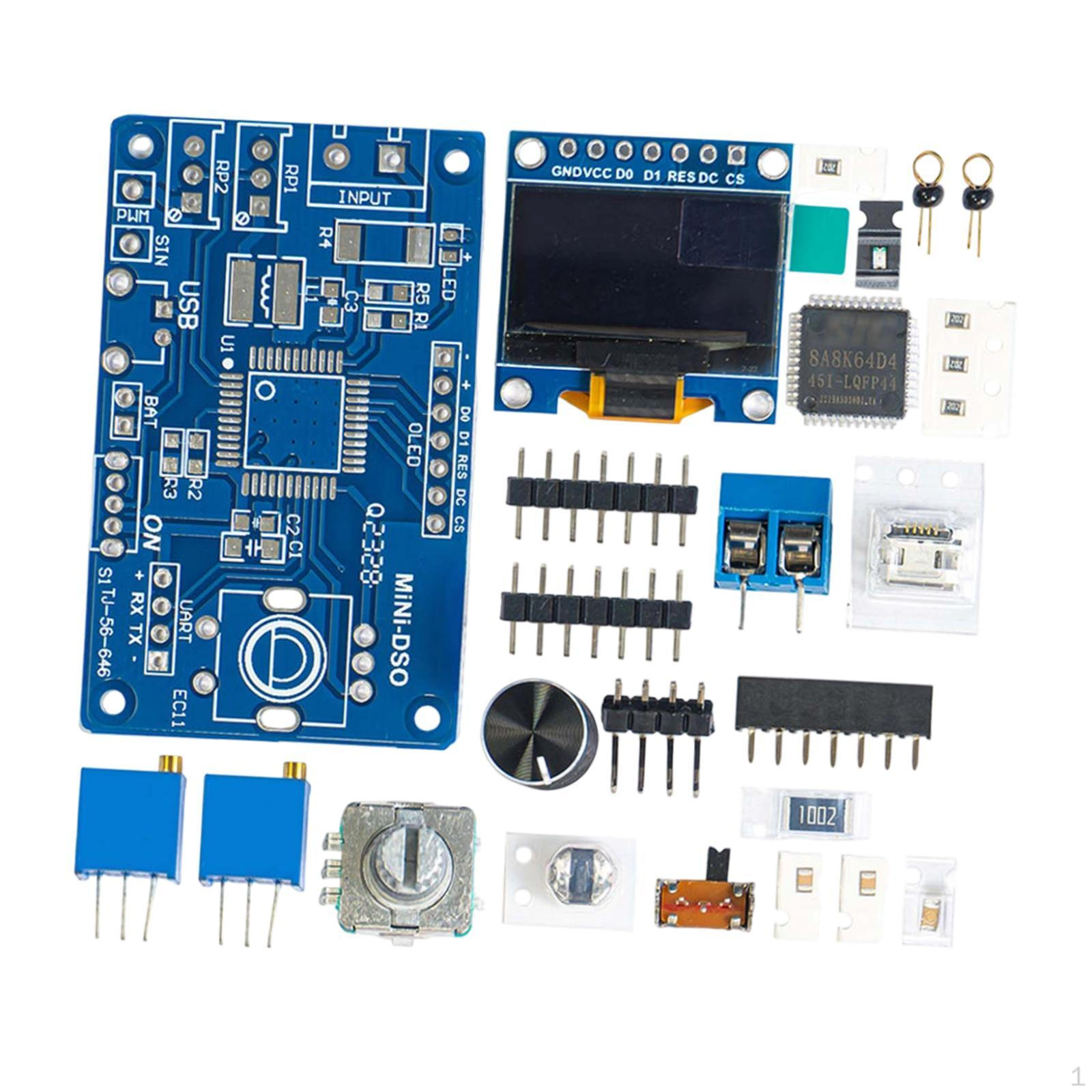

Цифровий осцилограф Електронний набір Навчальний інструмент Легка установка Багатофункціональний Type A