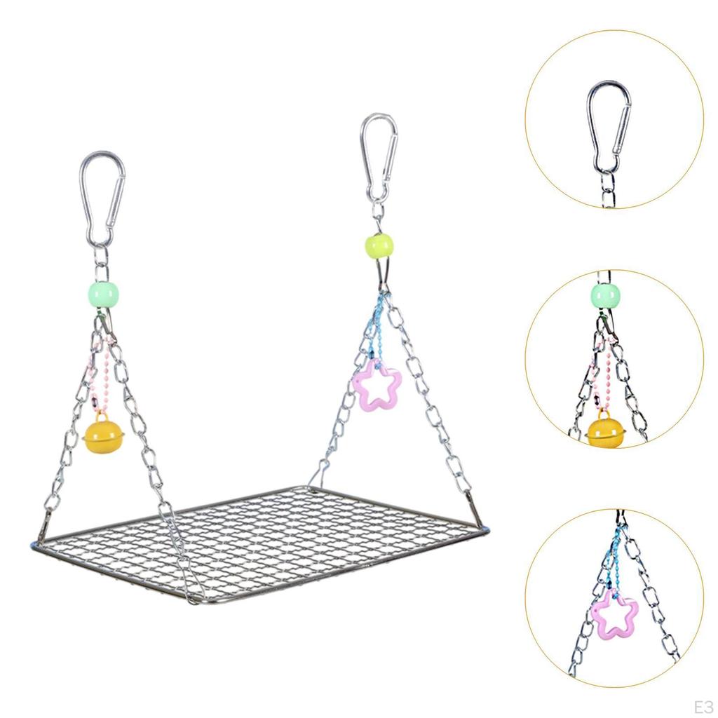 Vogel Sitzstange Plattform Käfigzubehör Dekoration Hängende Kreative Papageien Hängematte für Nymphensittich