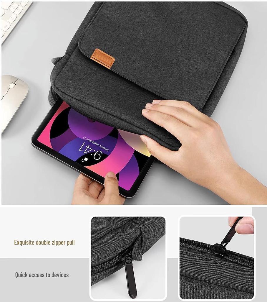Protective Crossbody Case for 9.8-13.3 Inch Apple Laptops and Tablets
