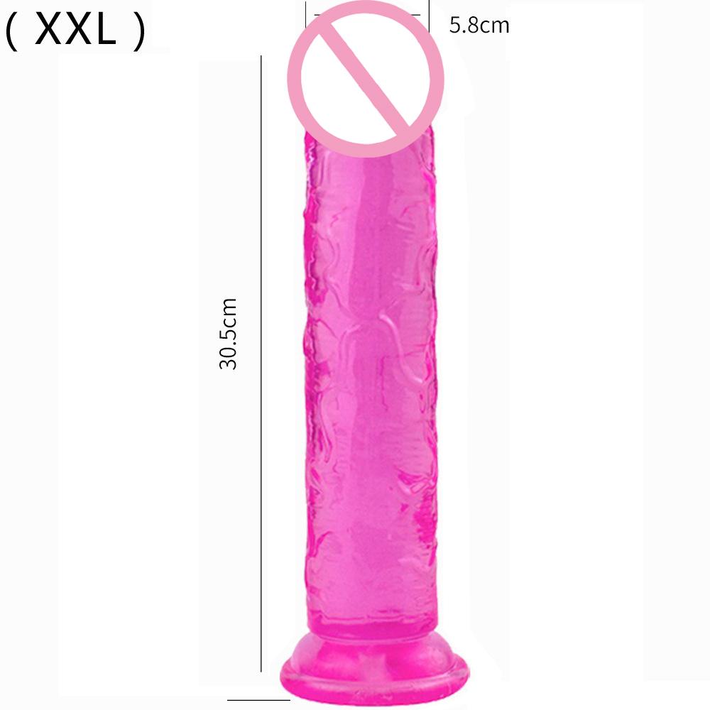 Realistic Dildo for Women Masturbation Suction Cup Soft Jelly Dildo Big Penis Anal Plug Erotic Sex Toy for Adult Sex Masturbator