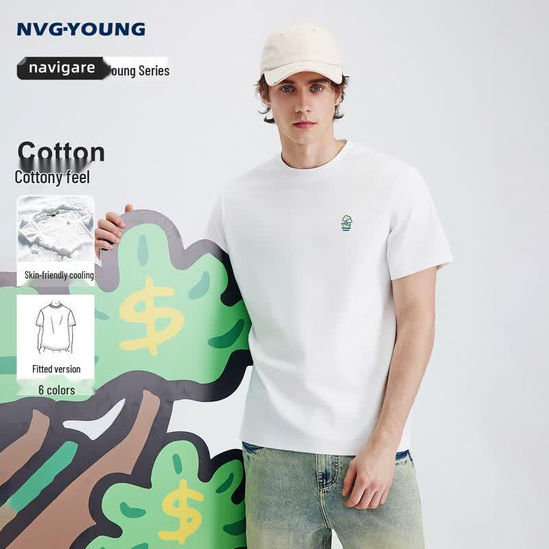 

NVG·YOUNG Men s Cooling Short Sleeve Round Neck T-Shirt M