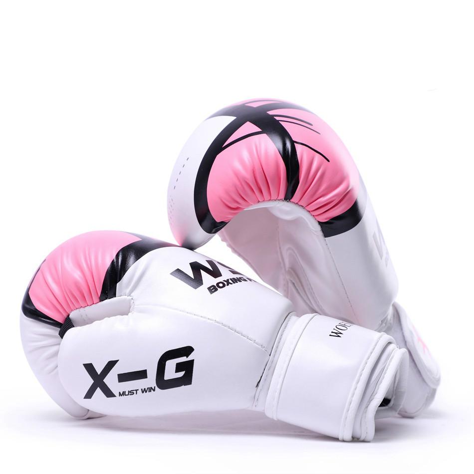 Kick Boxing Gloves for Men Women PU Karate Muay Thai Guantes De Boxeo Sanda Training Adults Kids