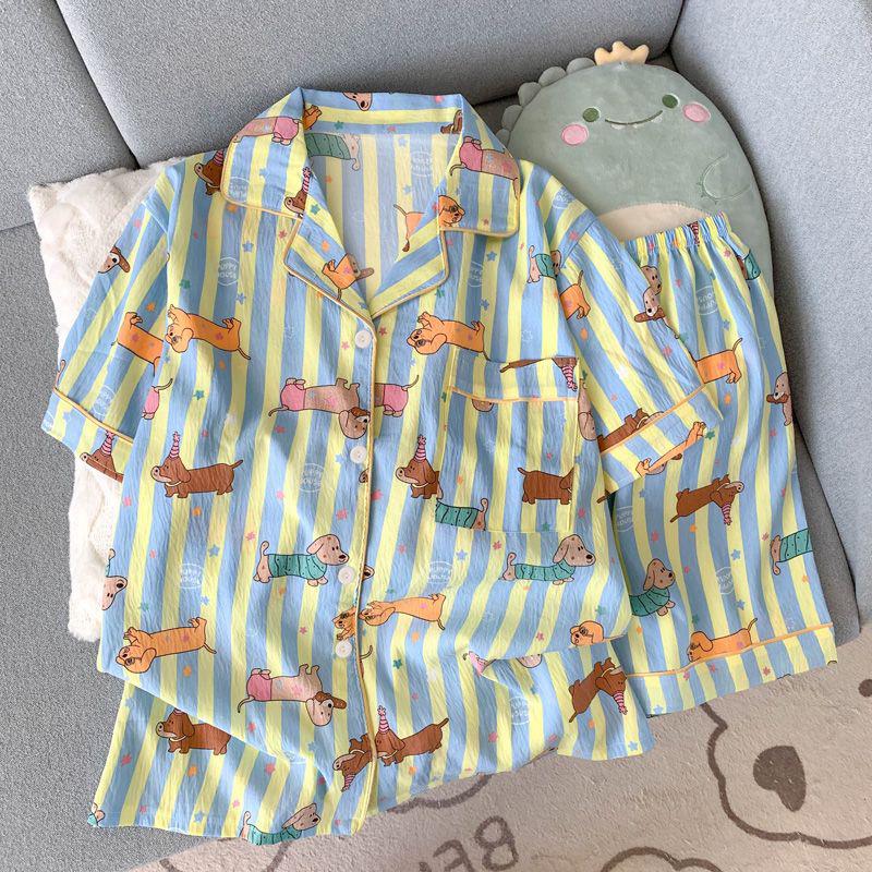 Dolce Pigiama in Cotone Nuvola per Donna - Set Estivo 2026 a Maniche Corte