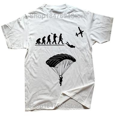 Paragliding Skydiving Evolution Skydive Parachuting Lover Paraglider T Shirts Streetwear Short Sleeve Birthday Gifts T-shirt#Color