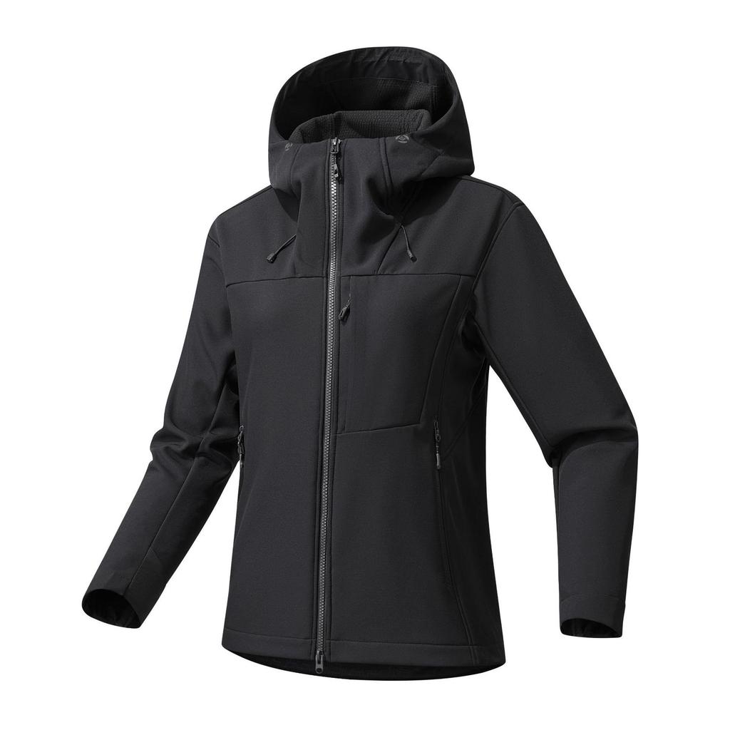 Damska Wiatroodporna Wodoodporna Kurtka Softshell - Oddychająca Odzież Sportowa Outdoorowa i Codzienna